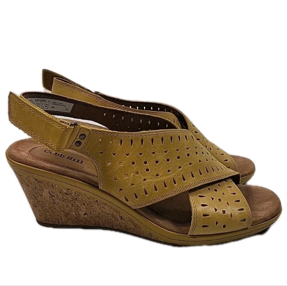 Cobb Hill Womens Janna Open Toe Ankle Strap Slingback Sandals Size 9